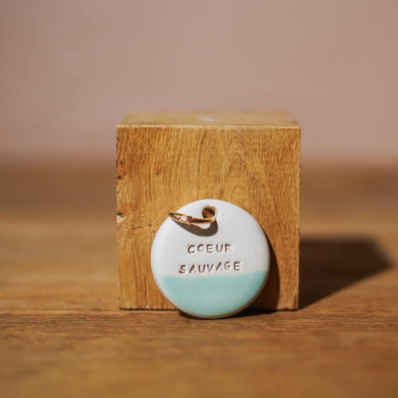 Porte-clé Coeur sauvage